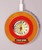 S2780 Vintage Orange Bakelite Radio Kabelloses Ladegerät Pad 15W Typ-C iPhone Android LED Licht Ladestation