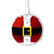S2846 Christmas Santa Red Suit Kabelloses Ladegerät Pad 15W Typ-C iPhone Android LED Licht Ladestation