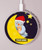 S2849 Cute Sleepy Owl Moon Night Kabelloses Ladegerät Pad 15W Typ-C iPhone Android LED Licht Ladestation