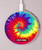 S2884 Tie Dye Swirl Color Kabelloses Ladegerät Pad 15W Typ-C iPhone Android LED Licht Ladestation