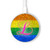 S2900 Rainbow LGBT Lesbian Pride Flag Kabelloses Ladegerät Pad 15W Typ-C iPhone Android LED Licht Ladestation