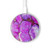 S2907 Purple Turquoise Stone Kabelloses Ladegerät Pad 15W Typ-C iPhone Android LED Licht Ladestation