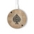 S2928 Vintage Spades Ace Card Kabelloses Ladegerät Pad 15W Typ-C iPhone Android LED Licht Ladestation