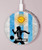 S2977 Argentina Football Soccer Kabelloses Ladegerät Pad 15W Typ-C iPhone Android LED Licht Ladestation