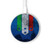 S2983 Italy Football Soccer Kabelloses Ladegerät Pad 15W Typ-C iPhone Android LED Licht Ladestation