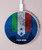 S2983 Italy Football Soccer Kabelloses Ladegerät Pad 15W Typ-C iPhone Android LED Licht Ladestation