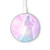 S2992 Princess Pastel Silhouette Kabelloses Ladegerät Pad 15W Typ-C iPhone Android LED Licht Ladestation