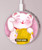 S3025 Pink Maneki Neko Lucky Cat Kabelloses Ladegerät Pad 15W Typ-C iPhone Android LED Licht Ladestation