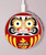 S3045 Japan Good Luck Daruma Doll Kabelloses Ladegerät Pad 15W Typ-C iPhone Android LED Licht Ladestation