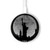 S3097 New York City Kabelloses Ladegerät Pad 15W Typ-C iPhone Android LED Licht Ladestation
