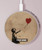 S3170 Girl Heart Out of Reach Kabelloses Ladegerät Pad 15W Typ-C iPhone Android LED Licht Ladestation