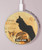S3229 Vintage Cat Poster Kabelloses Ladegerät Pad 15W Typ-C iPhone Android LED Licht Ladestation
