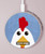S3254 Chicken Cartoon Kabelloses Ladegerät Pad 15W Typ-C iPhone Android LED Licht Ladestation