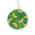 S3286 Banana Fruit Pattern Kabelloses Ladegerät Pad 15W Typ-C iPhone Android LED Licht Ladestation