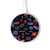 S3433 Vintage Neon Graphic Kabelloses Ladegerät Pad 15W Typ-C iPhone Android LED Licht Ladestation