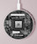 S3434 Bug Circuit Board Graphic Kabelloses Ladegerät Pad 15W Typ-C iPhone Android LED Licht Ladestation