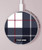 S3452 Plaid Fabric Pattern Kabelloses Ladegerät Pad 15W Typ-C iPhone Android LED Licht Ladestation