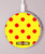 S3526 Red Spot Polka Dot Kabelloses Ladegerät Pad 15W Typ-C iPhone Android LED Licht Ladestation