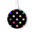 S3532 Colorful Polka Dot Kabelloses Ladegerät Pad 15W Typ-C iPhone Android LED Licht Ladestation