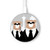 S3557 Bear in Black Suit Kabelloses Ladegerät Pad 15W Typ-C iPhone Android LED Licht Ladestation