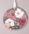S3716 Rose Floral Pattern Kabelloses Ladegerät Pad 15W Typ-C iPhone Android LED Licht Ladestation