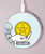 S3722 Tarot Card Ace of Pentacles Coins Kabelloses Ladegerät Pad 15W Typ-C iPhone Android LED Licht Ladestation