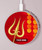 S3788 Shiv Trishul Kabelloses Ladegerät Pad 15W Typ-C iPhone Android LED Licht Ladestation