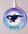 S3807 Killer Whale Orca Moon Pastel Fantasy Kabelloses Ladegerät Pad 15W Typ-C iPhone Android LED Licht Ladestation