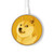 S3826 Dogecoin Shiba Kabelloses Ladegerät Pad 15W Typ-C iPhone Android LED Licht Ladestation