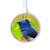S3839 Bluebird of Happiness Blue Bird Kabelloses Ladegerät Pad 15W Typ-C iPhone Android LED Licht Ladestation