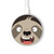 S3855 Sloth Face Cartoon Kabelloses Ladegerät Pad 15W Typ-C iPhone Android LED Licht Ladestation