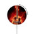 S0415 Fire Guitar Burn Magnetisches kabelloses Ladepad mit MagSafe 15W für iPhone 16 15 14 13 12