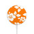 S2245 Hawaiian Hibiscus Orange Pattern Magnetisches kabelloses Ladepad mit MagSafe 15W für iPhone 16 15 14 13 12