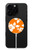 S2245 Hawaiian Hibiscus Orange Pattern Magnetisches kabelloses Ladepad mit MagSafe 15W für iPhone 16 15 14 13 12