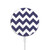 S2345 Navy Blue Shavron Zig Zag Pattern Magnetisches kabelloses Ladepad mit MagSafe 15W für iPhone 16 15 14 13 12