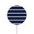 S2767 Navy White Striped Magnetisches kabelloses Ladepad mit MagSafe 15W für iPhone 16 15 14 13 12