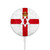 S2972 Northern Ireland Football Magnetisches kabelloses Ladepad mit MagSafe 15W für iPhone 16 15 14 13 12