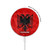 S2982 Albania Football Soccer Magnetisches kabelloses Ladepad mit MagSafe 15W für iPhone 16 15 14 13 12