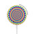 S3162 Colorful Psychedelic Magnetisches kabelloses Ladepad mit MagSafe 15W für iPhone 16 15 14 13 12
