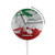 S3318 Italy Flag Vintage Football Graphic Magnetisches kabelloses Ladepad mit MagSafe 15W für iPhone 16 15 14 13 12