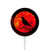 S3328 Crow Red Moon Magnetisches kabelloses Ladepad mit MagSafe 15W für iPhone 16 15 14 13 12