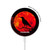 S3328 Crow Red Moon Magnetisches kabelloses Ladepad mit MagSafe 15W für iPhone 16 15 14 13 12