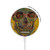 S3359 Vincent Van Gogh Skull Magnetisches kabelloses Ladepad mit MagSafe 15W für iPhone 16 15 14 13 12
