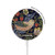 S3791 William Morris Strawberry Thief Fabric Magnetisches kabelloses Ladepad mit MagSafe 15W für iPhone 16 15 14 13 12