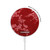 S3817 Red Floral Cherry blossom Pattern Magnetisches kabelloses Ladepad mit MagSafe 15W für iPhone 16 15 14 13 12