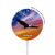S3841 Bald Eagle Flying Colorful Sky Magnetisches kabelloses Ladepad mit MagSafe 15W für iPhone 16 15 14 13 12