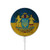 S3858 Ukraine Vintage Flag Magnetisches kabelloses Ladepad mit MagSafe 15W für iPhone 16 15 14 13 12