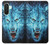 S0752 Blue Fire Grim Wolf Hülle Schutzhülle Taschen für Samsung Galaxy A26