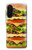 S0790 Hamburger Hülle Schutzhülle Taschen für Samsung Galaxy A26