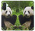 S1073 Panda Enjoy Eating Hülle Schutzhülle Taschen für Samsung Galaxy A26